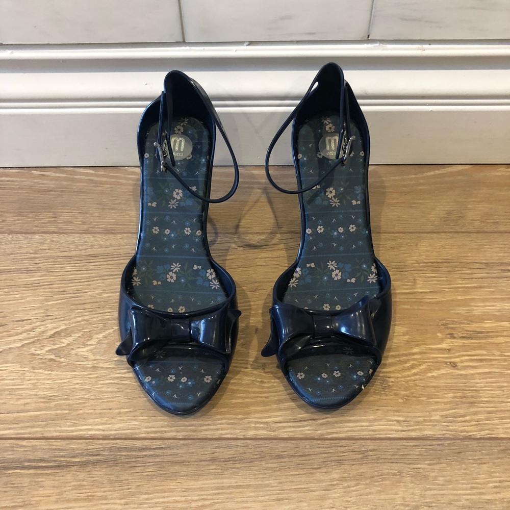 Navy Melissa heels